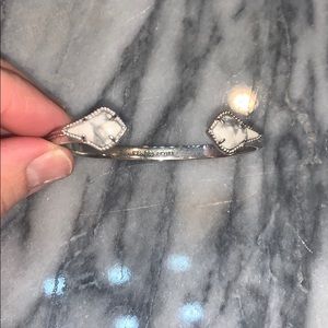 Kendra Scott Silver, White and Gray cuff!